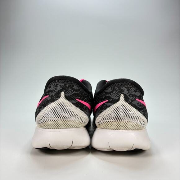 Nike Free 5.0 Gray Pink Running Shoe Sneakers Lace Up 705347-016 Women's Size 8 - Picture 5 of 10